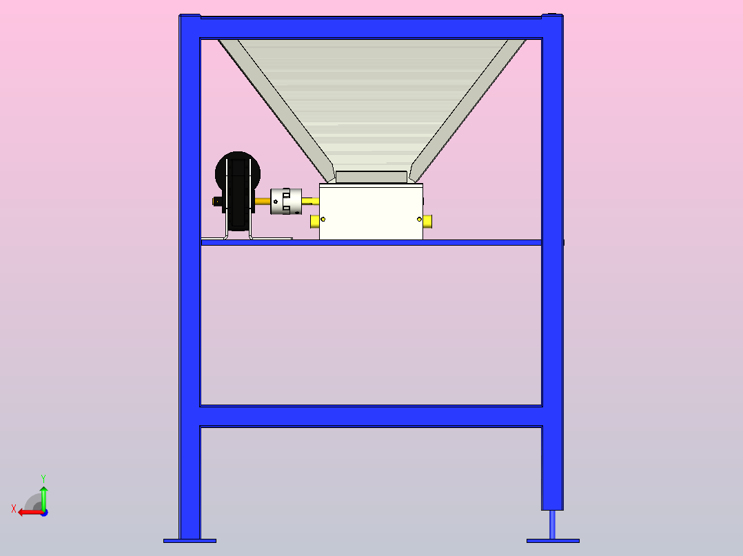 自制谷物磨粉机homebrew-grain-mill-1836-模型格式为 stp inventor后视图