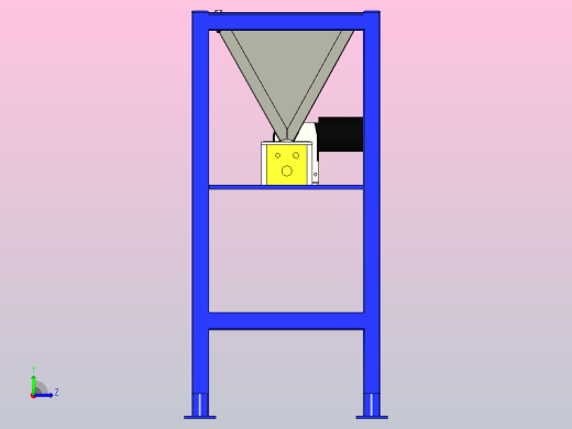 自制谷物磨粉机homebrew-grain-mill-1836-模型格式为 stp inventor左视缩略图