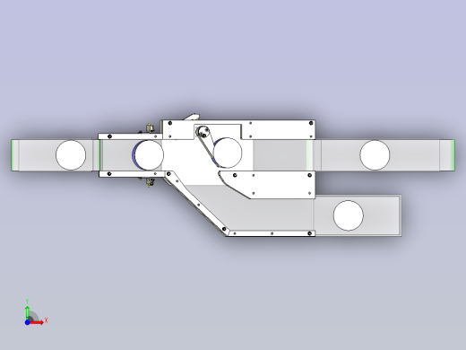 一款不合格品排出机构3D数模前视缩略图