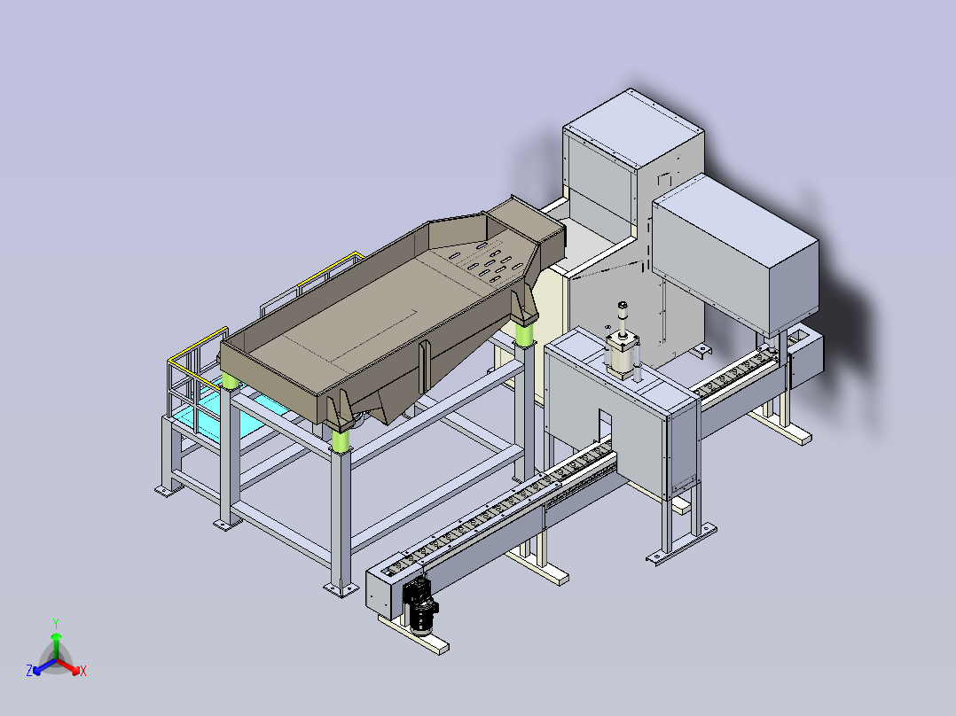 套管安装自动上料工位主视图
