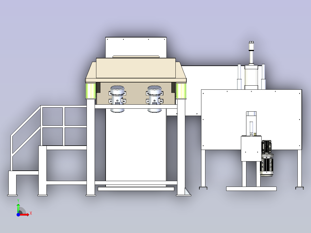 套管安装自动上料工位前视图