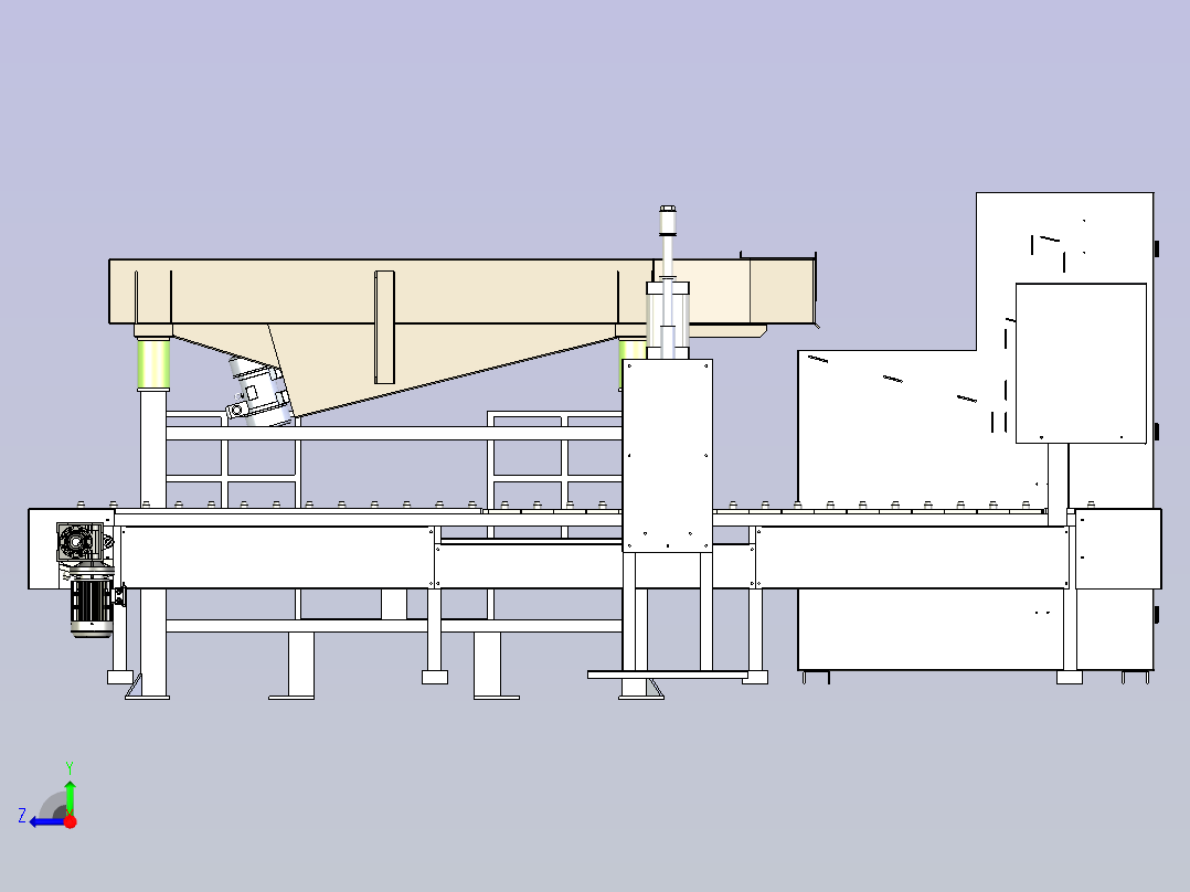 套管安装自动上料工位右视图