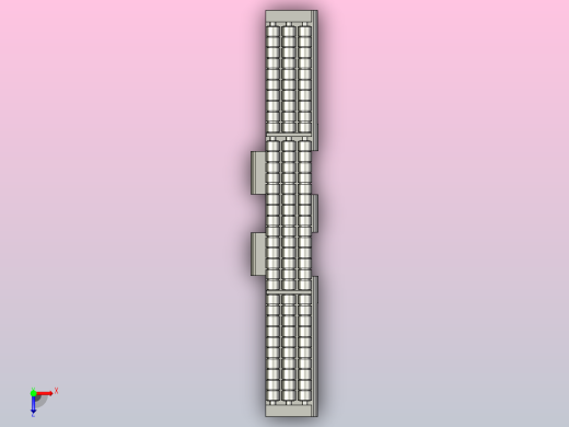 822-K1200-C1直行滚珠链板俯视缩略图