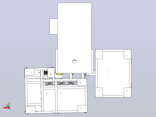 冲床上下料机3D图纸后视缩略图