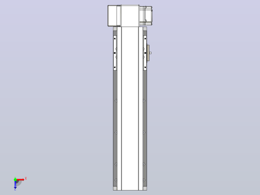 皮带直线轴半封闭可选导轨TPA-HNB-105D-90-L300-RP-C-P20-N3俯视缩略图