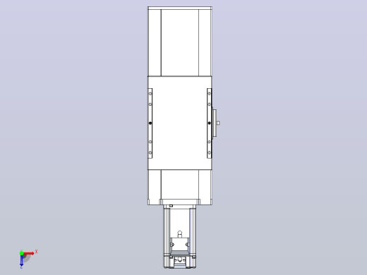 滚珠丝杠直线轴带导轨全封闭TPA-HCR-120D-1610C-L100-M-C-P40-N3俯视缩略图