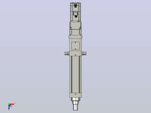 轻载电动缸TPA-ESR80-2510C-L150-M-TC-W-P75-JX-C3俯视缩略图