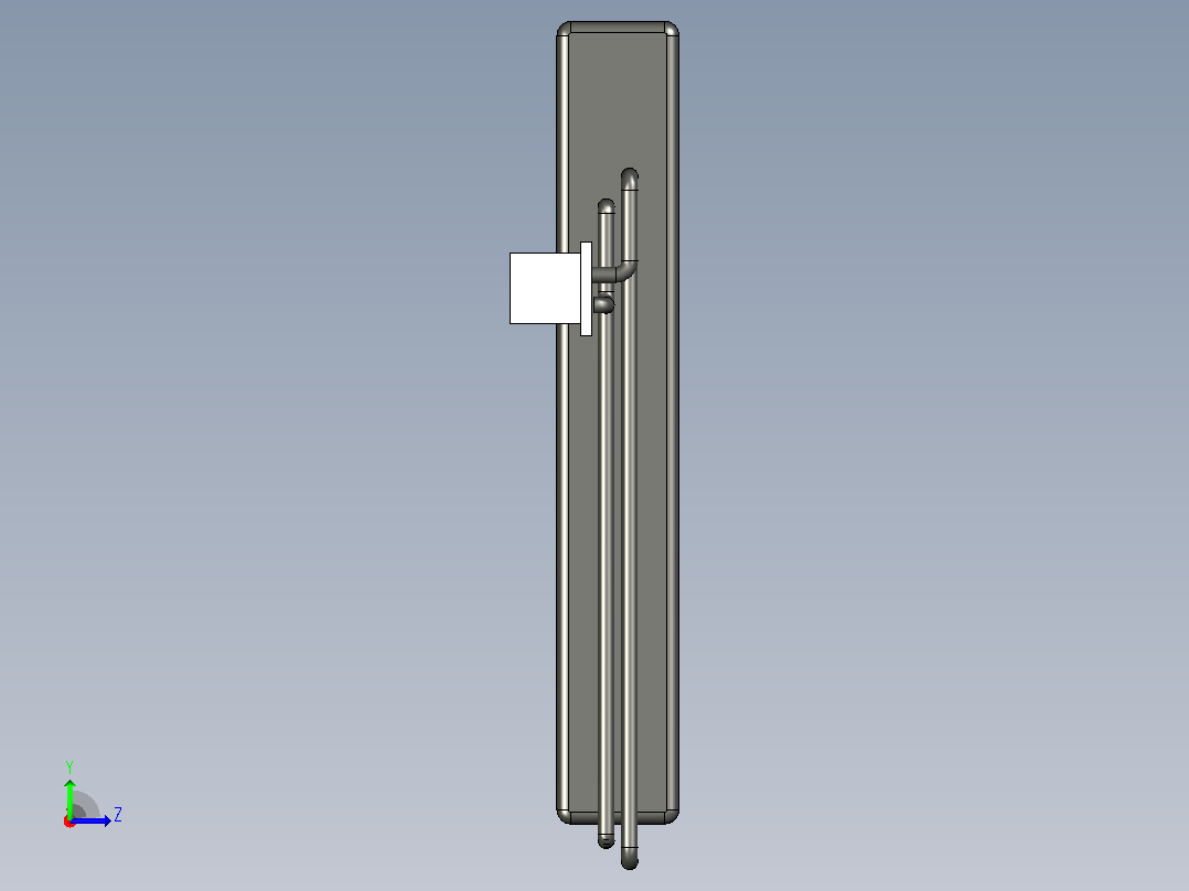 可充电袋形电池523450 3.7v 1000mah lipo电池左视图