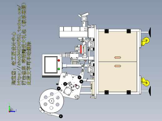 电池贴标机左视缩略图