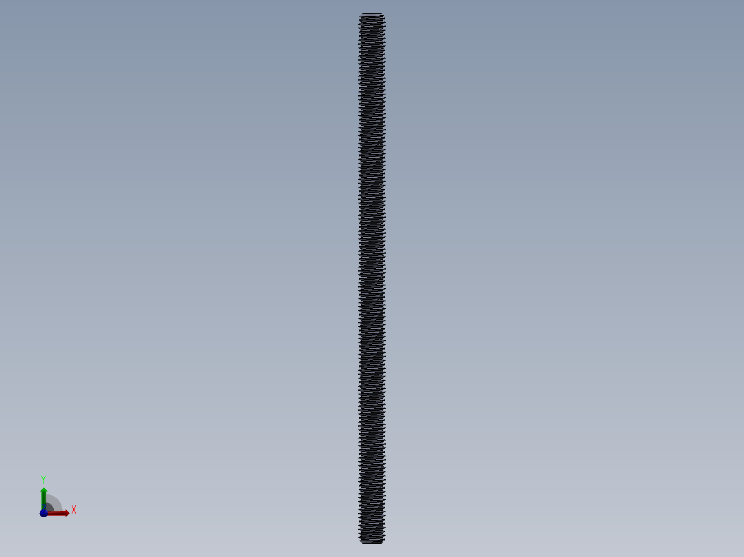 M10x200mm 螺纹杆 12前视图