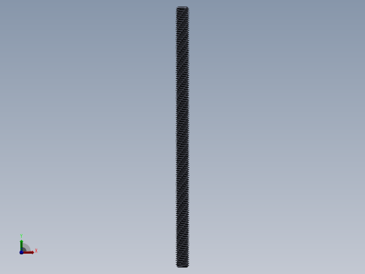 M10x200mm 螺纹杆 12前视缩略图
