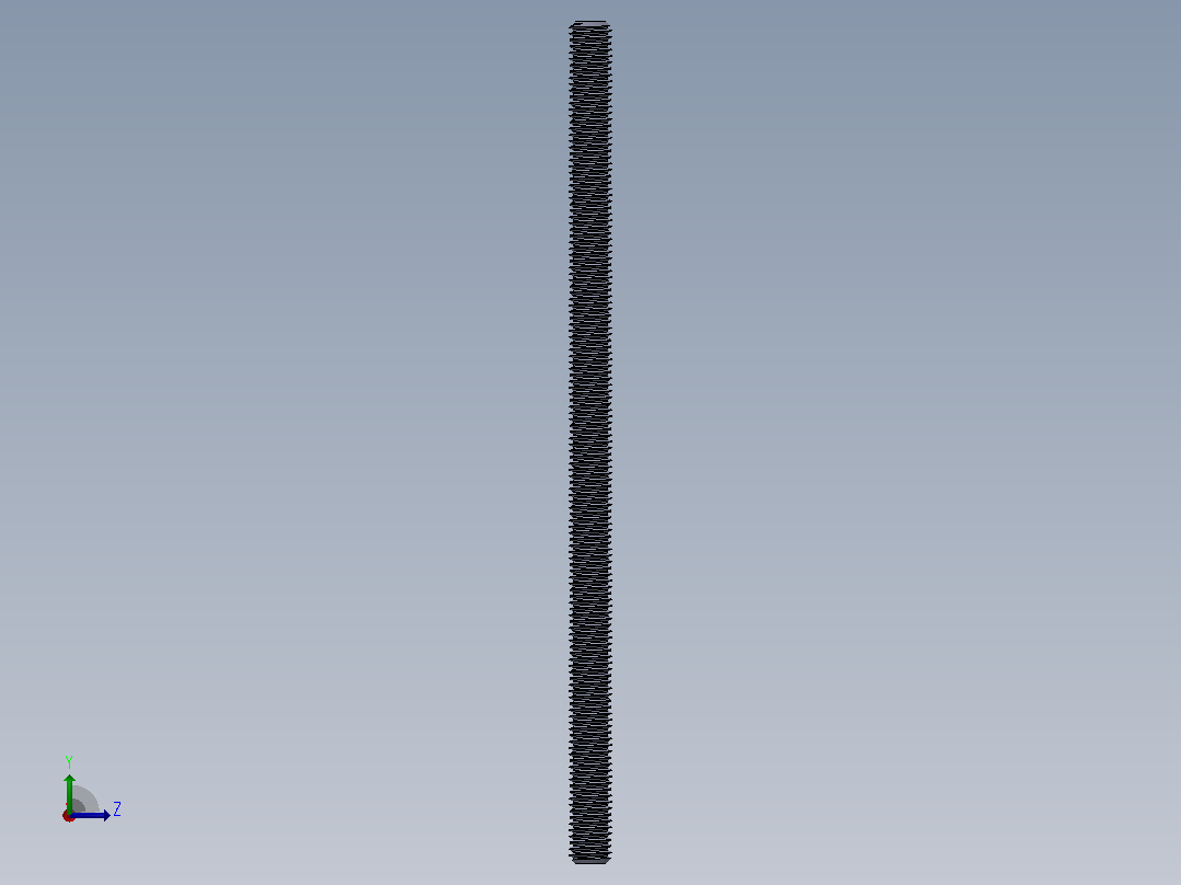 M10x200mm 螺纹杆 12左视图