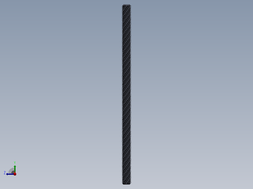 M10x200mm 螺纹杆 12右视图