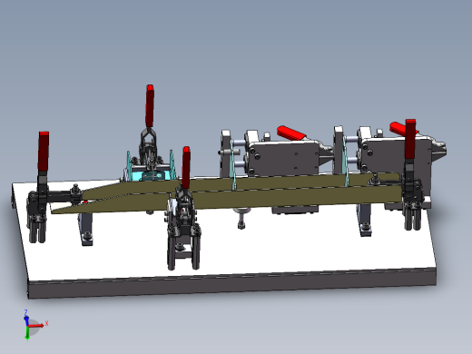 背框焊接工装夹具
