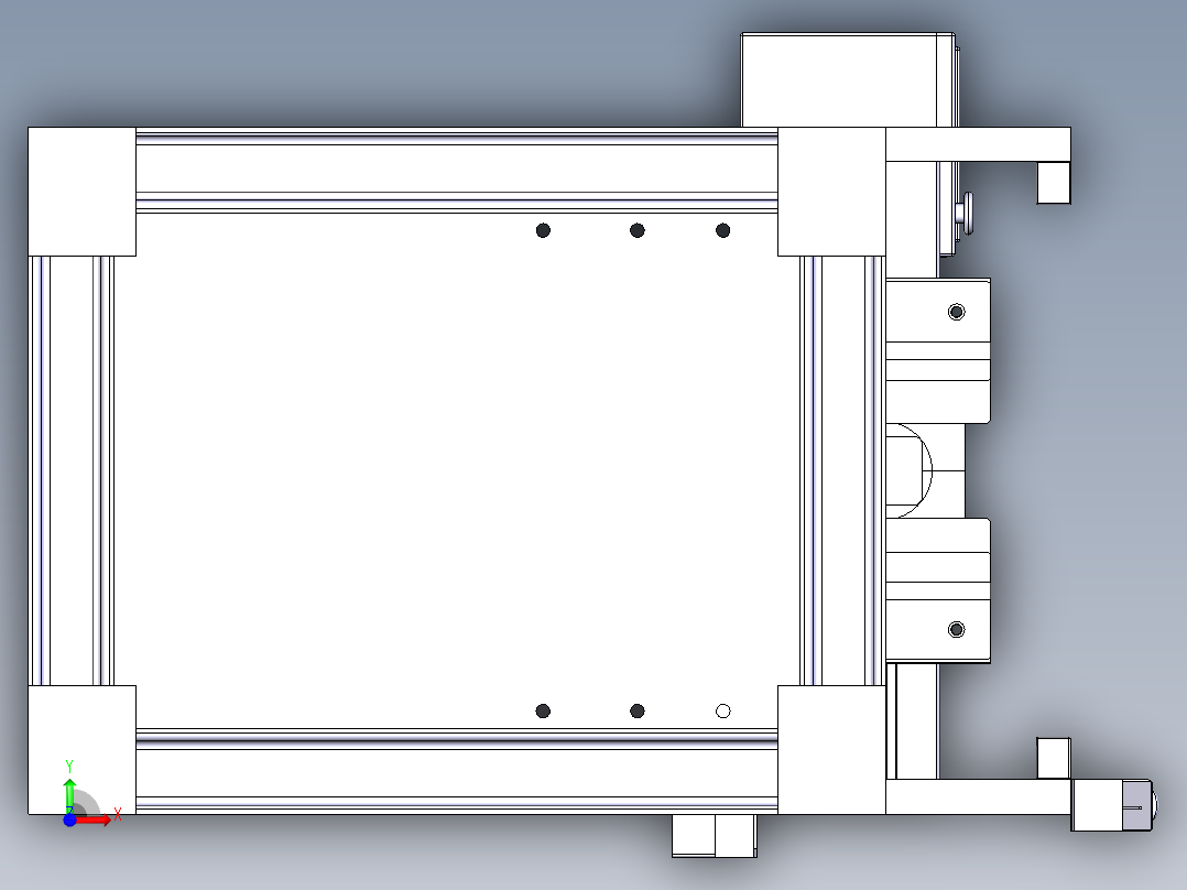 减震器充气机前视图