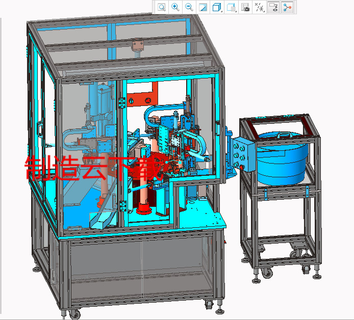自动化转盘铆压机、铆接机3D模型