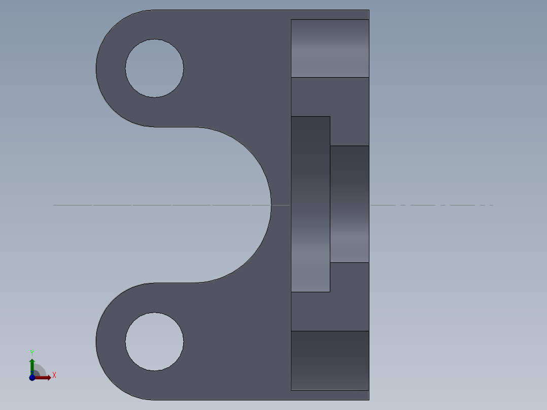 solidworks画的小零件和加工前视图