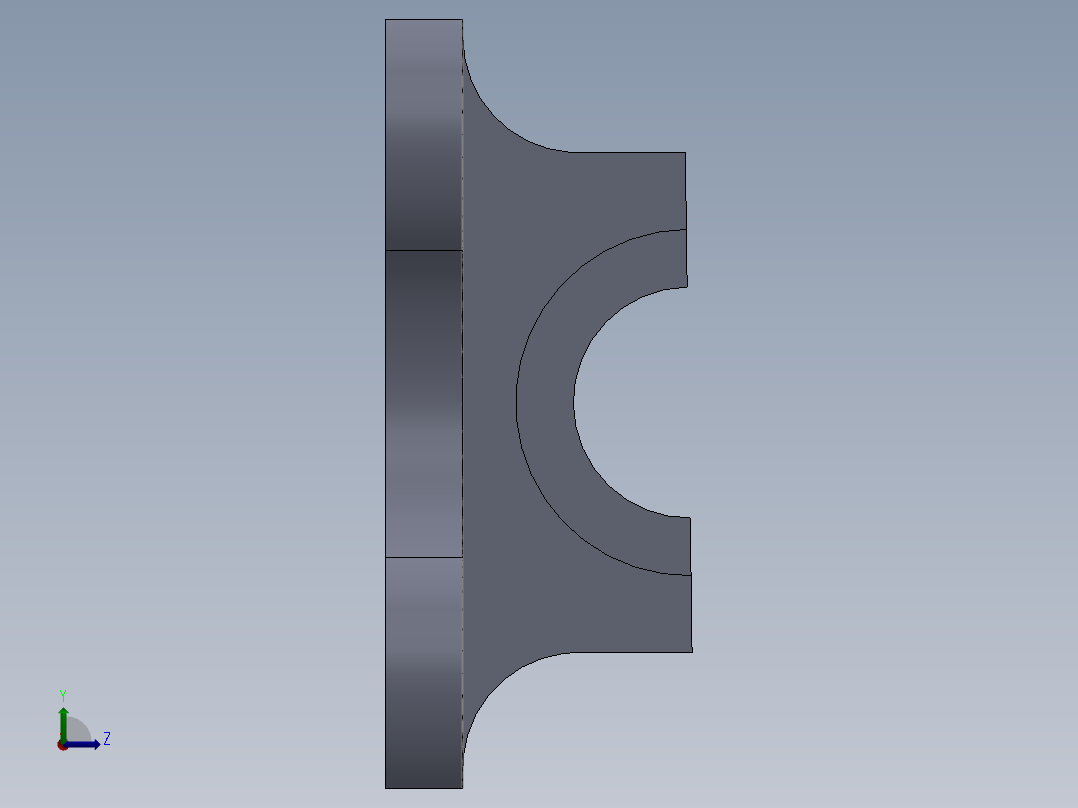 solidworks画的小零件和加工左视图