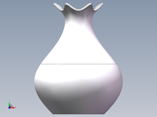 青花瓷瓶前视缩略图