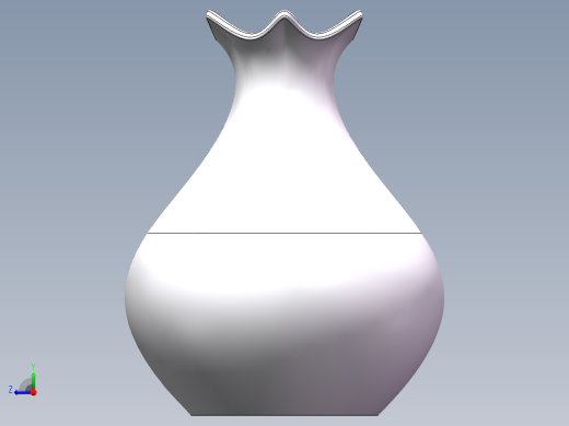 青花瓷瓶右视缩略图