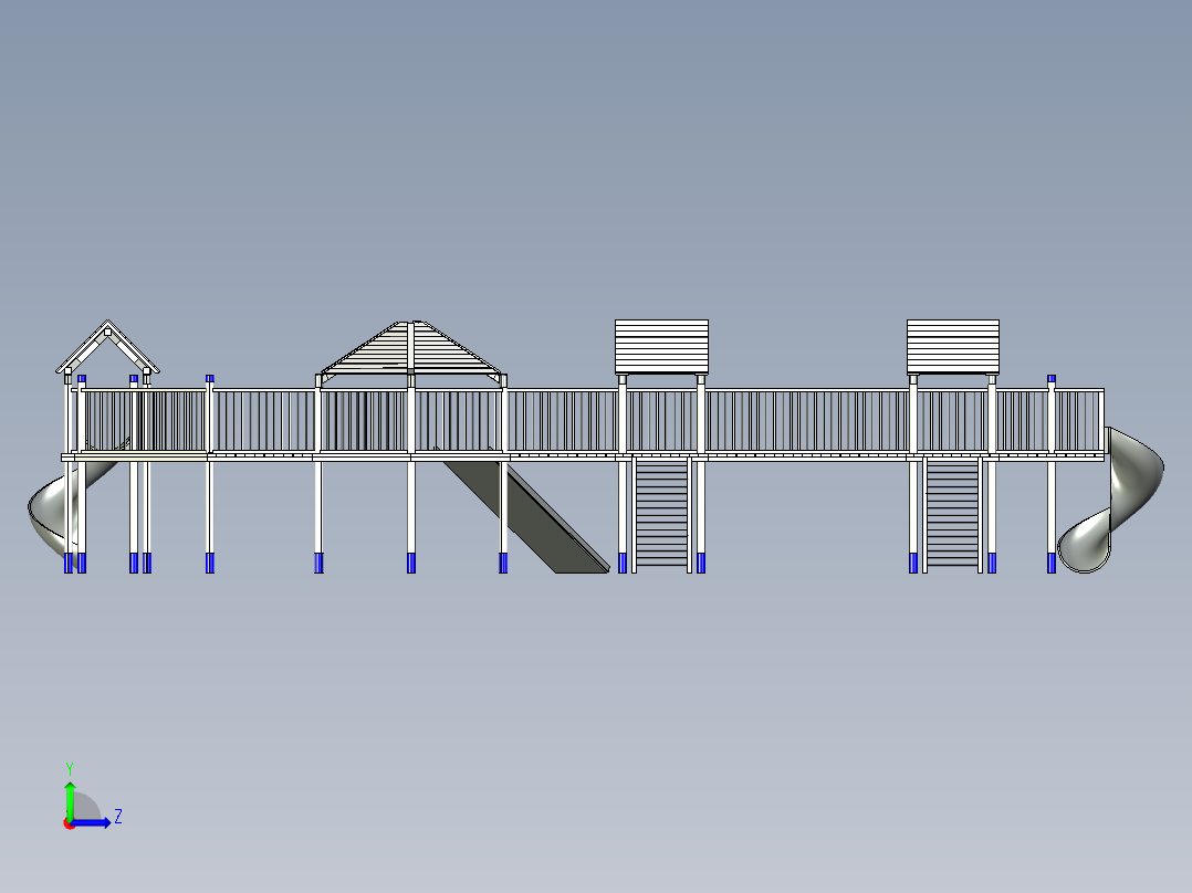 儿童游乐左视图