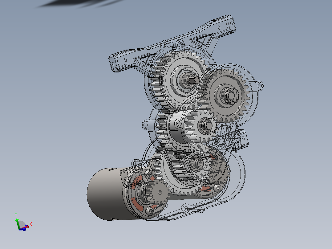田宫TXT-01齿轮箱图纸