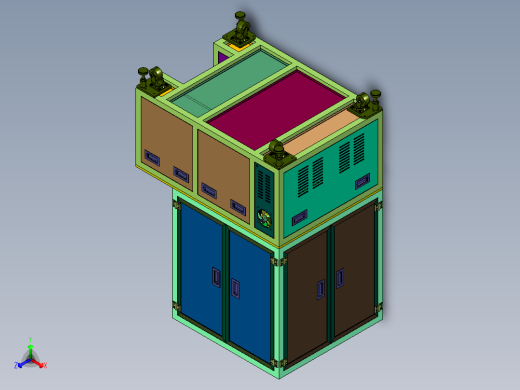 自助放料贴膜机