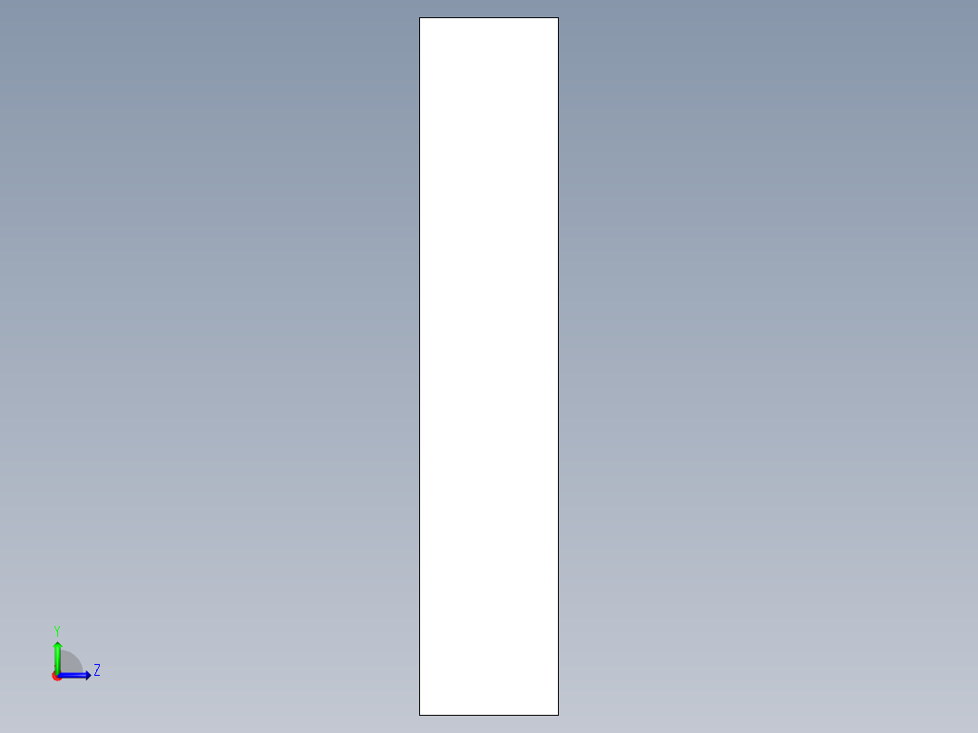 小型桌面手动折弯机左视图