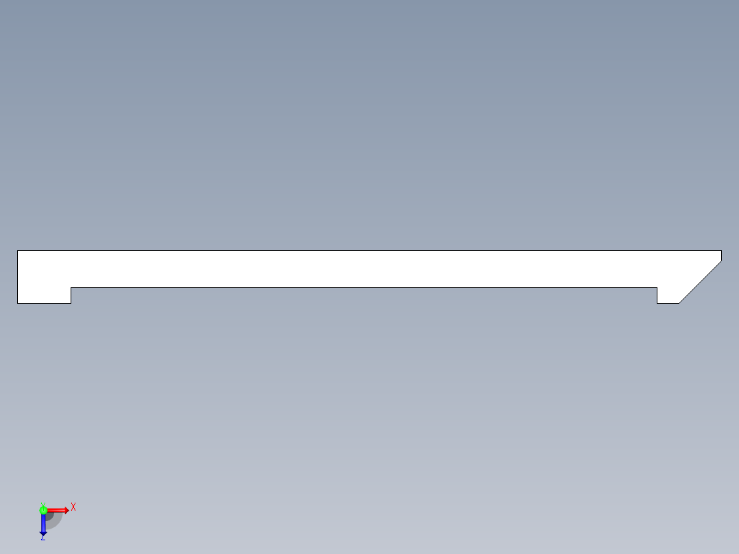 小型桌面手动折弯机俯视图