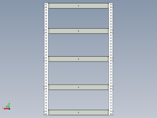 重型工业仓库货架单元- 仓库货架后视缩略图