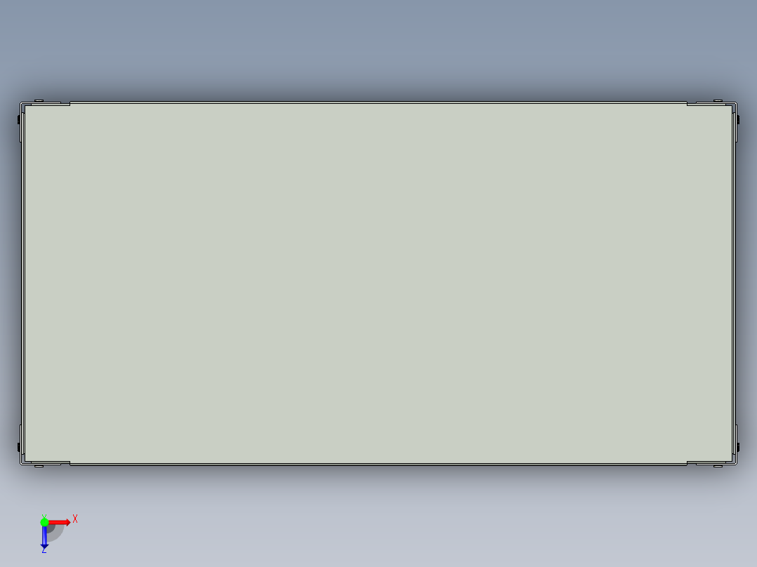 重型工业仓库货架单元- 仓库货架俯视图