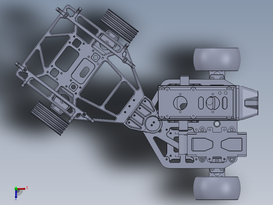 漫游者探索者原型机--SW STP俯视图