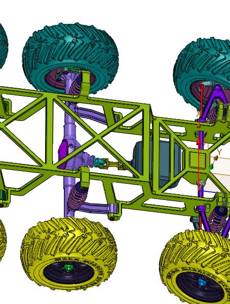 国产6轮驱动型越野车