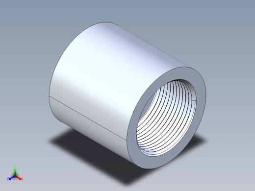 CPVC管件12-Sch80_Coupling_FPTxFPT_9830-012 _1.25in