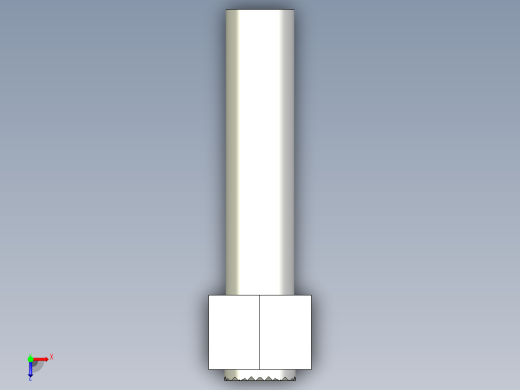 定位配件(B)BUH-3D多系列多零件图纸模型俯视缩略图
