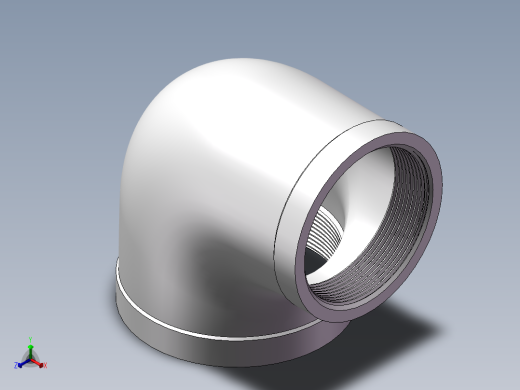 弯头-异径内丝 DN80-DN65