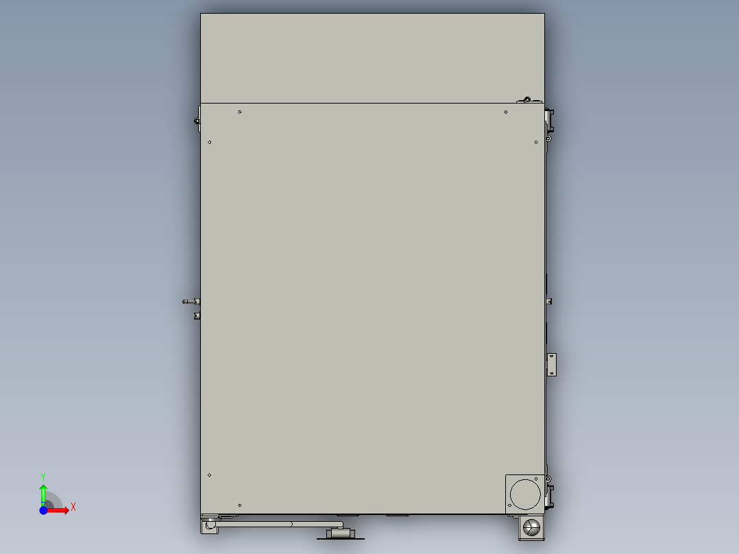 电子锡焊设备前视图