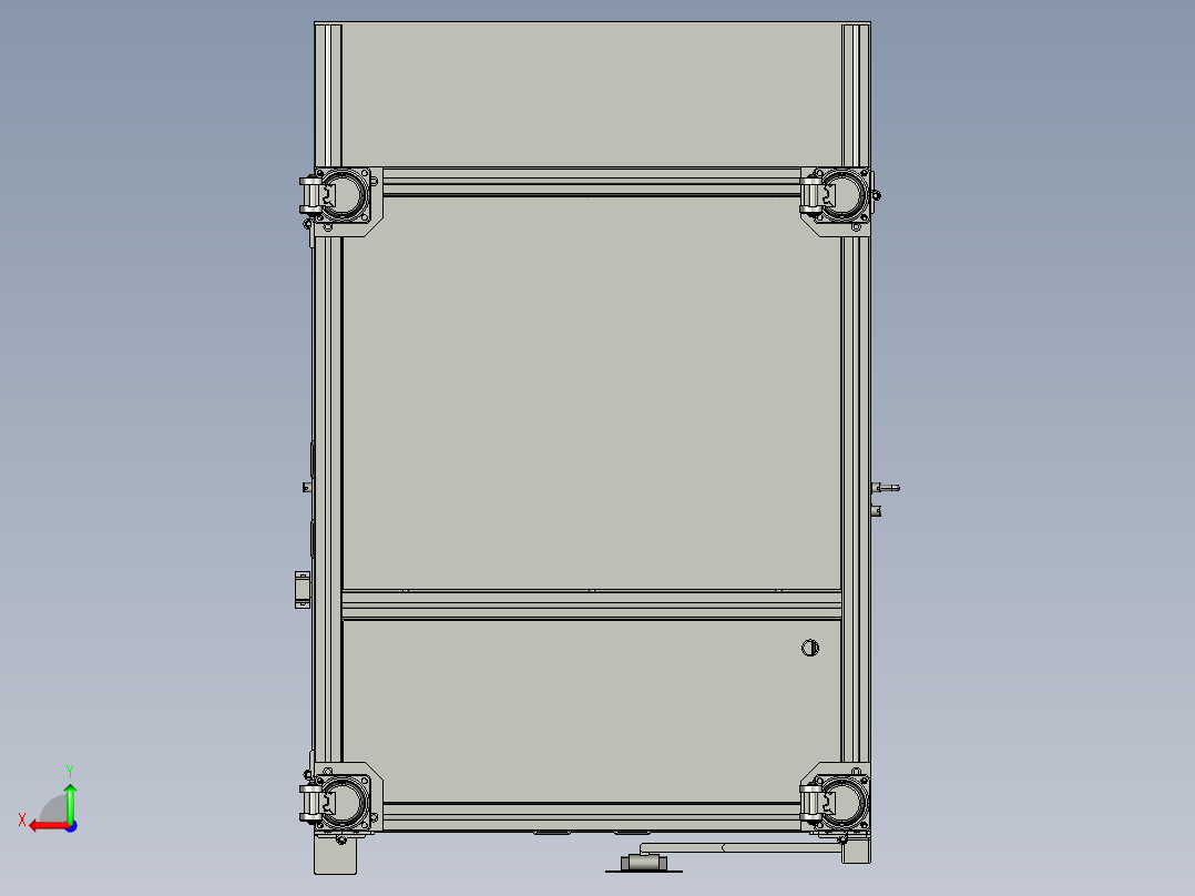 电子锡焊设备后视图