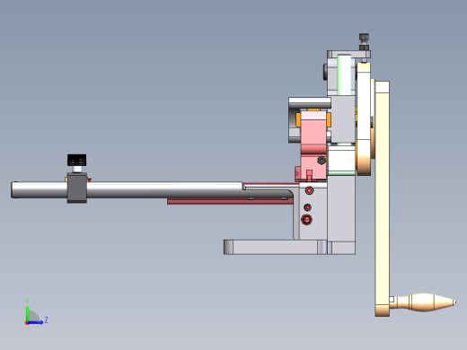 辐条切割穿线机左视缩略图