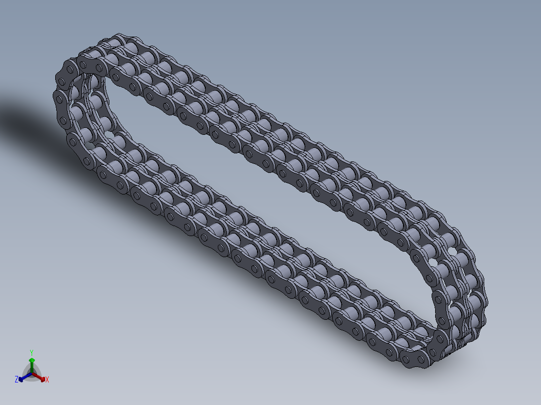 传动链正等轴测图