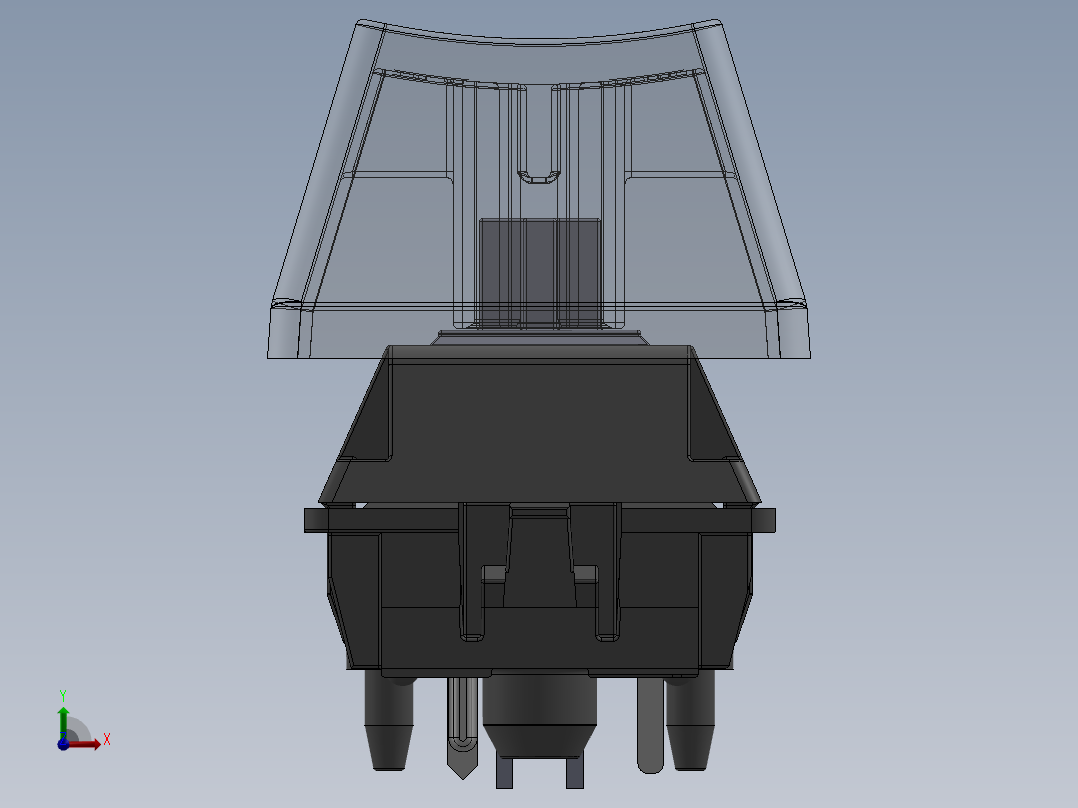 机械键盘前视图