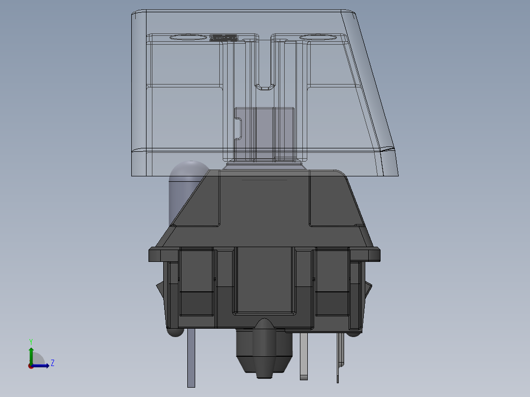 机械键盘左视图