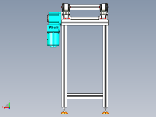 LE-XC4040-重载托盘输送线中间驱动后视缩略图