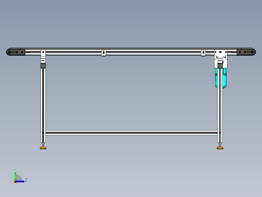 LE-XC4040-重载托盘输送线中间驱动左视缩略图