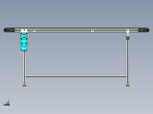LE-XC4040-重载托盘输送线中间驱动右视缩略图