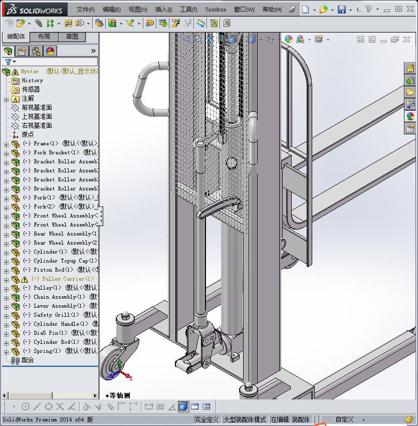 手动托盘堆垛机