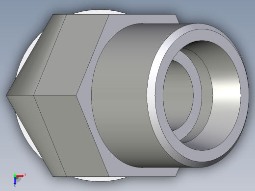 卡套式工业通用硬管接头EO_Adjustable_locknut_45_deg_elbow_VEE16SMOMDCF俯视缩略图