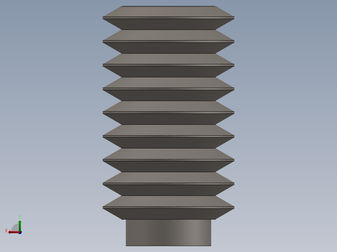 紧固件-0.3125 Allen Screw后视图