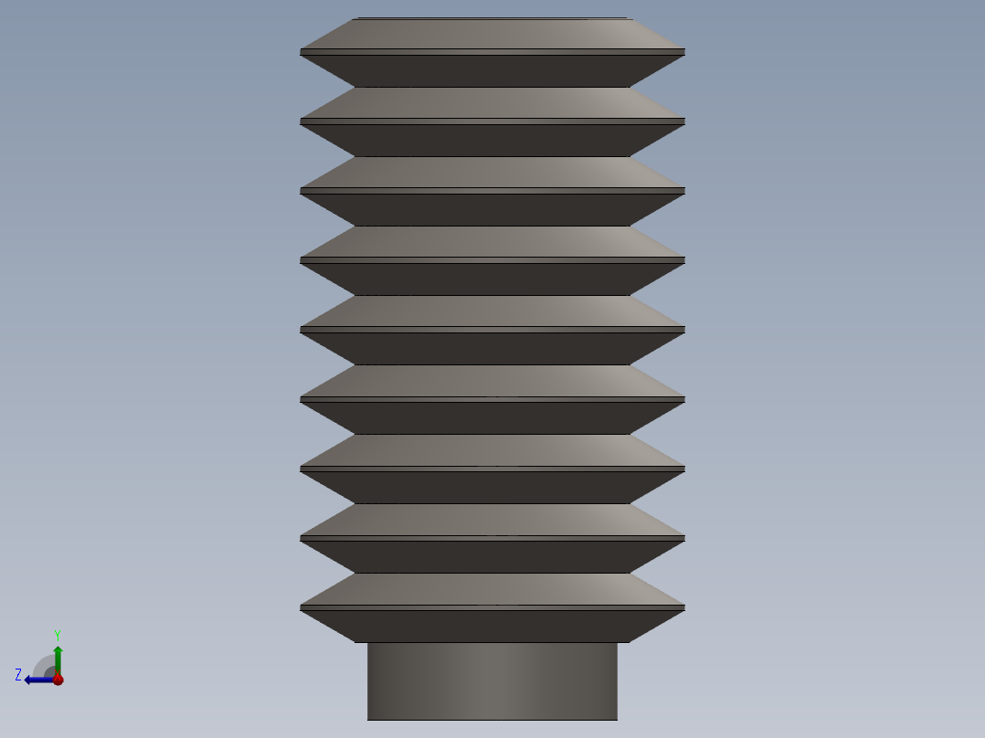 紧固件-0.3125 Allen Screw右视图