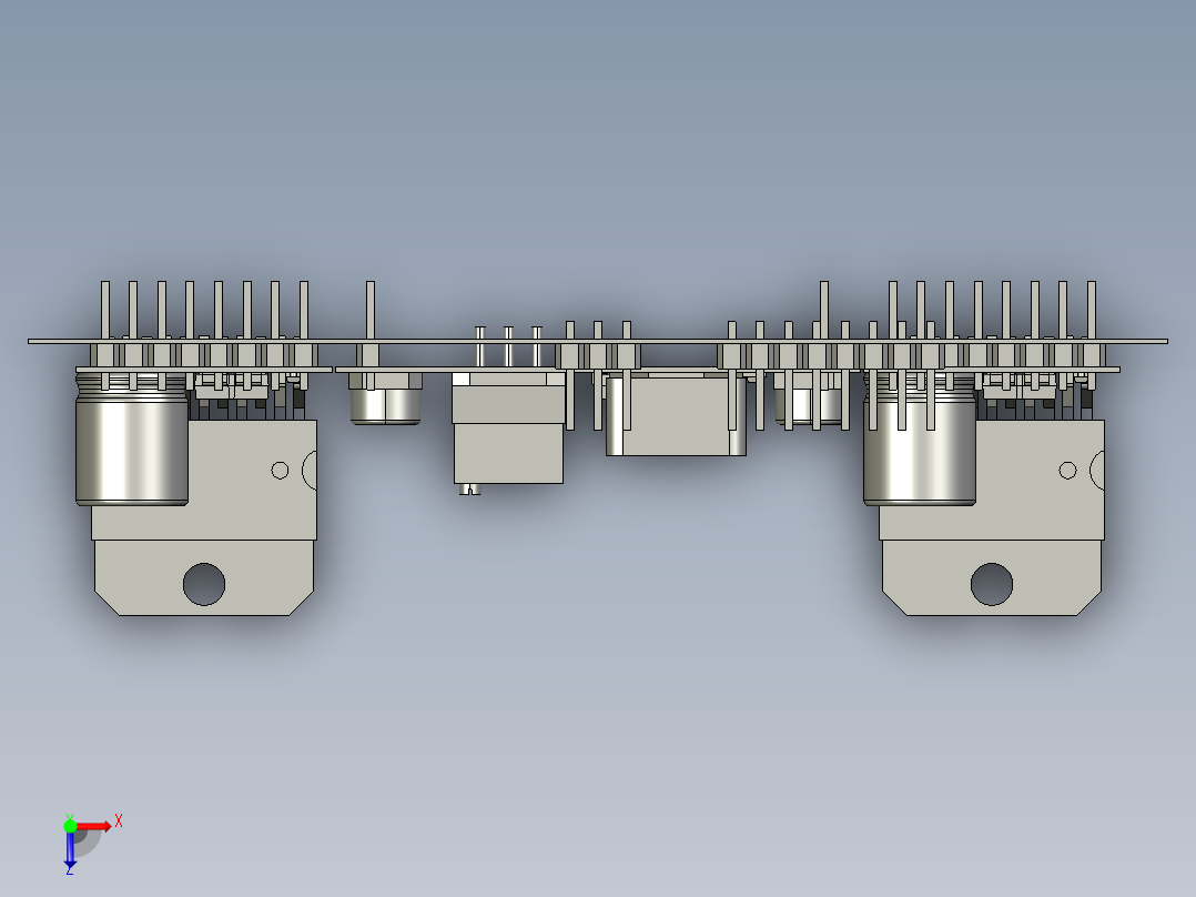 NASA月球采样履带车俯视图
